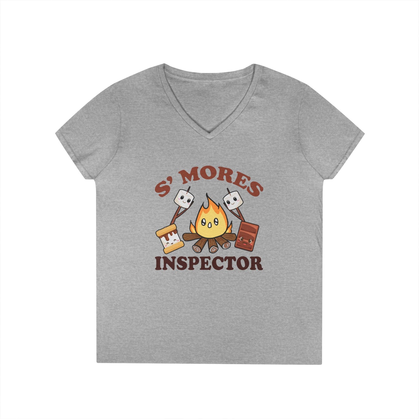 S'Mores Inspector V-Neck T-Shirt