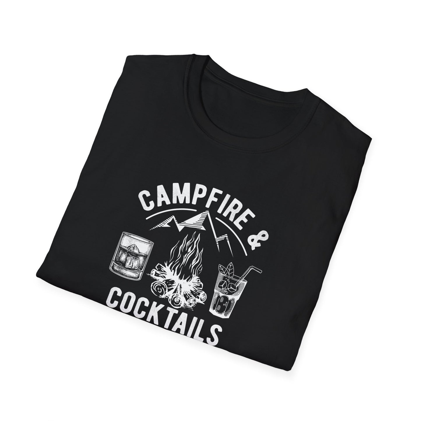 Campfire & Cocktails Crew T-Shirt