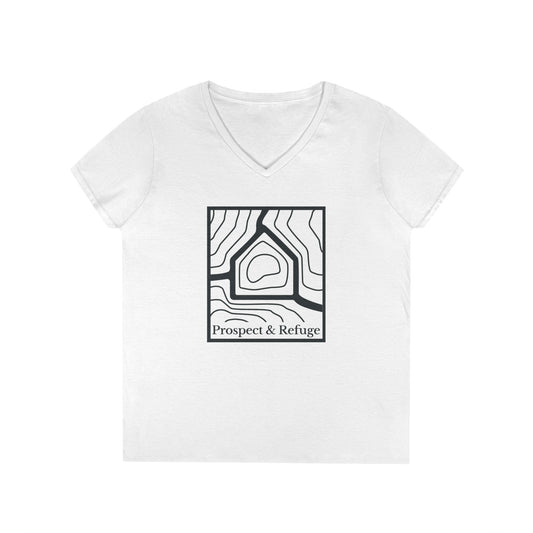 Prospect & Refuge Cabin Print V-Neck T-Shirt