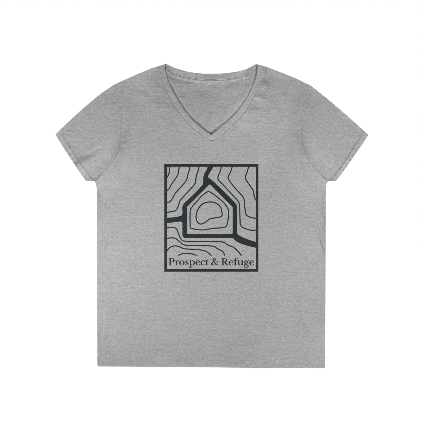 Prospect & Refuge Cabin Print V-Neck T-Shirt